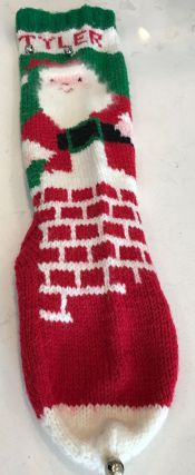 original stocking, front