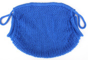 mesh shopping bag, laid flat