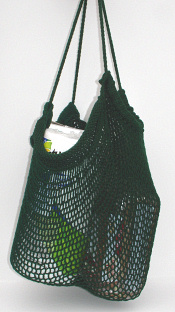 shopping bag, in use