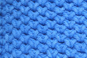 waffle side of thick dishcloth