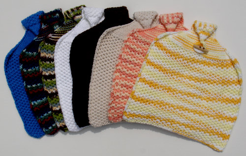 knitted cotton dishtowels