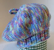 multicolored beret